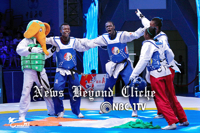 Cote dlvoire Mixed Gender Team earned bronze medal at Wuxi 2018 WT World Cup Team Champs . By WT