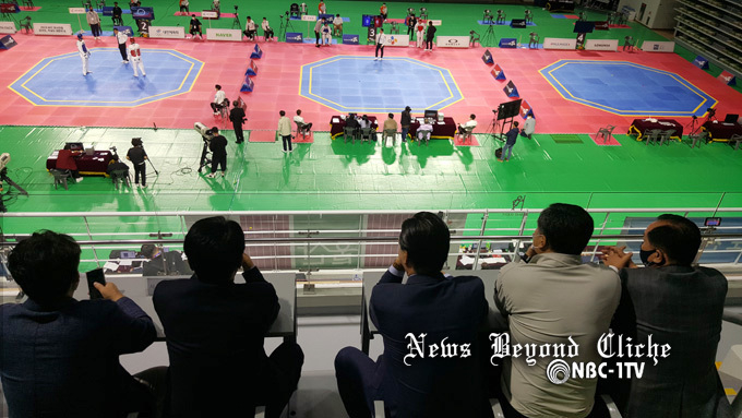 제103회 전국체육대회 태권도 경기장 실황