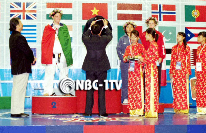 2006년 7월 24일, 이규석 아시아태권도연맹 선임부회장이 베트남 호찌민 세계청소년태권도선수권대회에 참석한 모습.