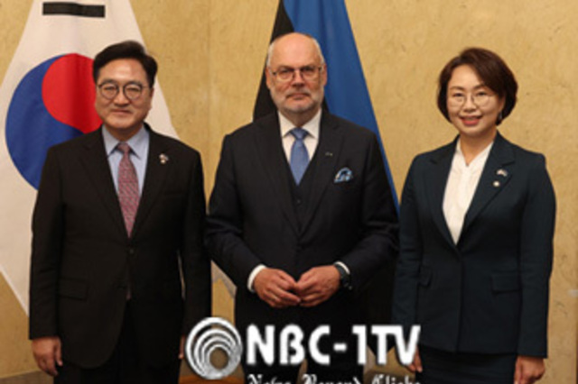우원식 국회의장, 알라르 카리스 에스토니아 대통령 면담