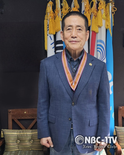 NBC-1TV 보도본부 내방한 세계태권도 무덕관연맹 남목현 중앙회장