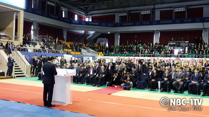 6일 오전 11시 국기원 중앙수련장에서 열린 ‘제17·18대 국기원장 이·취임식' 이모저모
