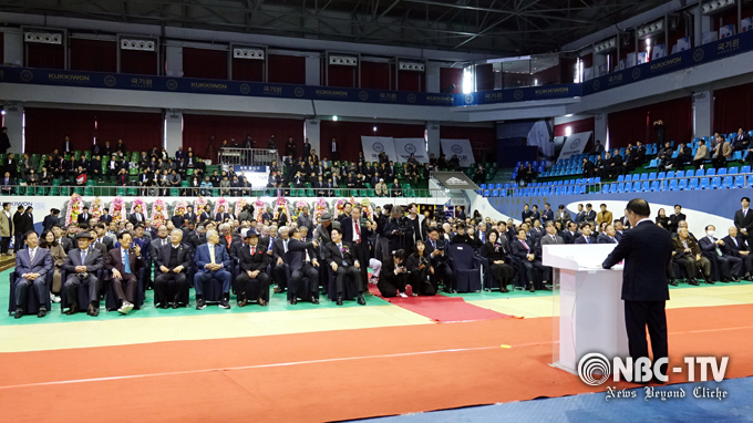 6일 오전 11시 국기원 중앙수련장에서 열린 ‘제17·18대 국기원장 이·취임식' 이모저모